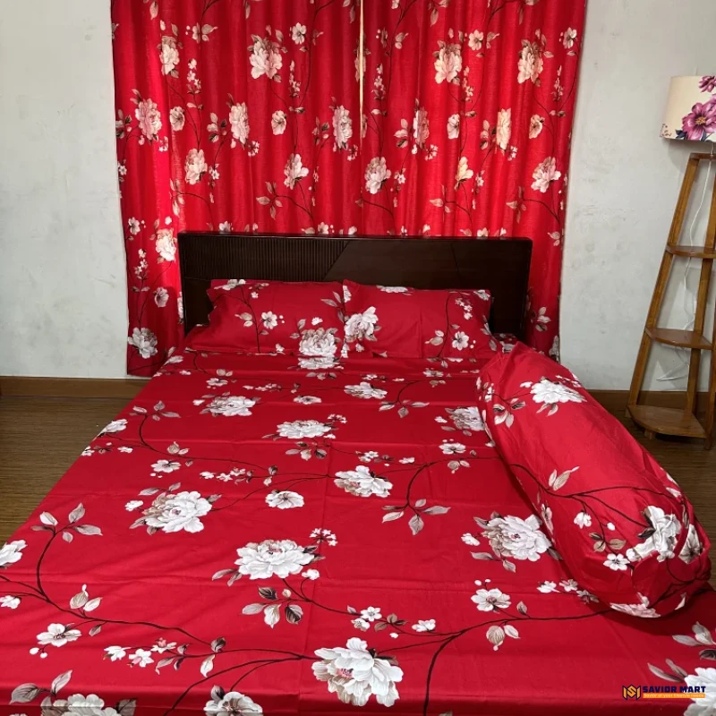 চাদর ও পর্দার কম্বো সেট- SMBCCS04