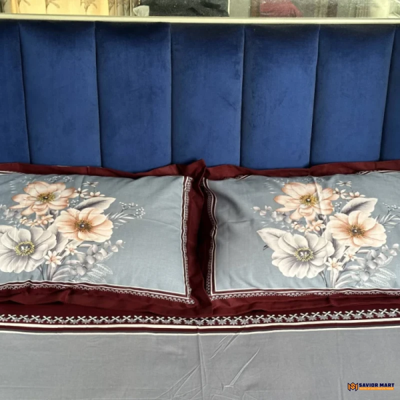 Twill Cotton Panel Bedsheet - SMTP14