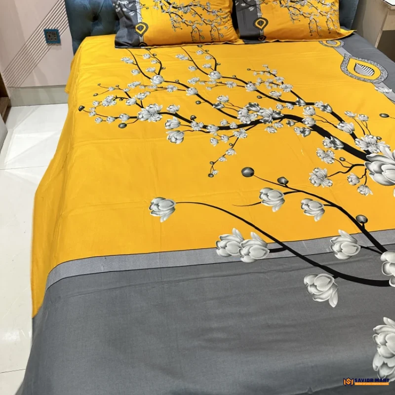 Twill Cotton Panel Bedsheet - SMTP11