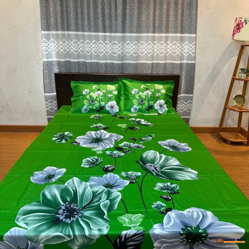Twill Cotton Panel Bedsheet - SMTP21
