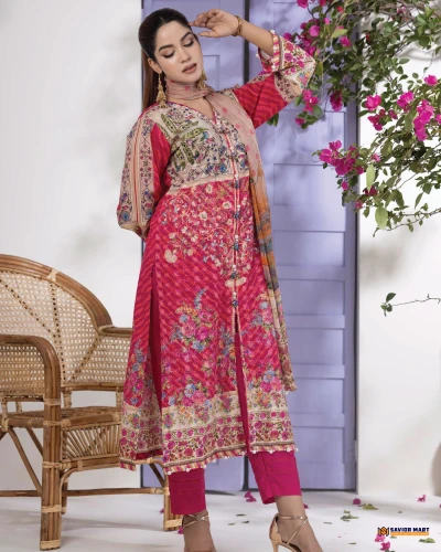 Floral Bliss || FB-003 B (Unstitch)