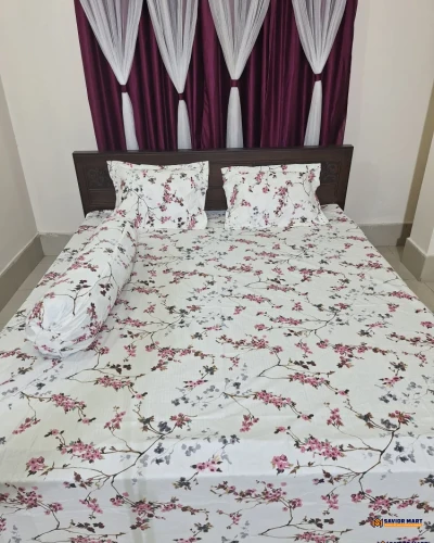 Sateen Cotton Bedsheet - SM1081