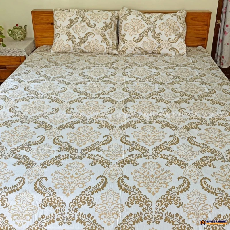 Sateen Cotton Bedsheet - SM1082