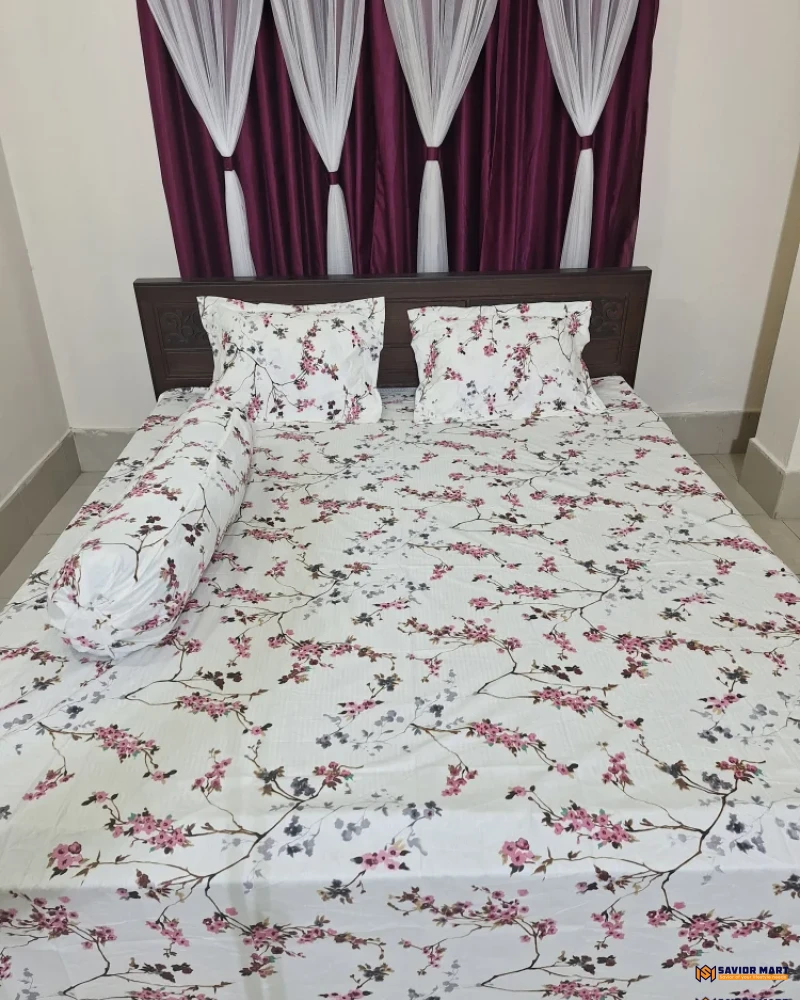 Sateen Cotton Bedsheet - SM1081