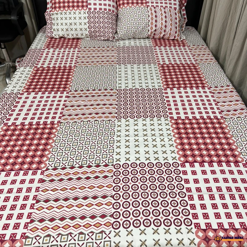 Sateen Cotton Bedsheet - SM1083