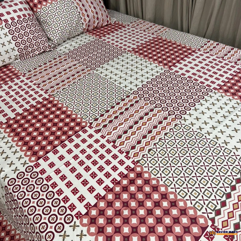 Sateen Cotton Bedsheet - SM1083